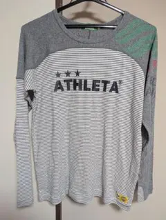 ATHLETA ストライプ長袖Tシャツ （М）