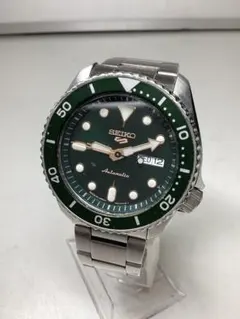 SEIKO 自動巻き時計 グリーン