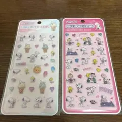 スヌーピー プクプクシール 2シートセット
