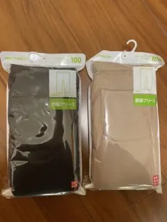 ユニクロ　ベビー　キッズ　フリースレギンス　100