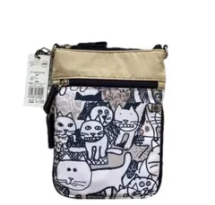新品未使用　マンハッタナーズ　アベニュー　ミニショルダーバッグ　「群集猫」のサムネイル