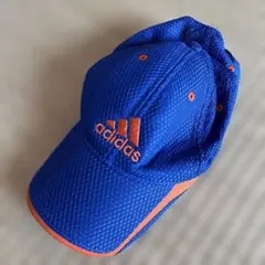 adidas 青オレンジ メッシュキャップ