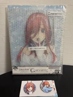 【一番くじ】五等分の花嫁C賞 バストアップアクリルボード 中野三玖 原作イラスト