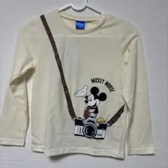 731 新品！キッズ　ロンT　Disney ミッキーマウス130cm 白