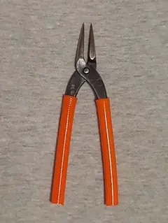 グローブ紐通し　修理　ヤットコ　180mm