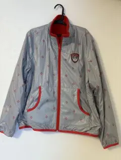 marie claire レディースジャケット グレー/レッド