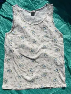 レトロ　花柄　タンクトップ　チャオパニック　CIAOPANIC