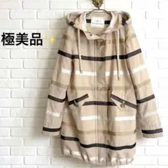 【極美品/希少】グレースコンチネンタル 日本製 グログランフーディコート 36