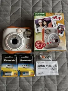 チェキ instax mini25 （CR2電池2個付き）