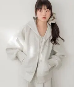 Heather ダブルZIP BIGフーディ パーカーのサムネイル
