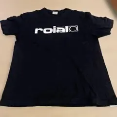 roial ロイアル ブラック プリントサーフTシャツ