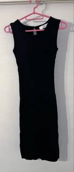 【未使用】michellMacaron ノースリーブニットワンビース XS