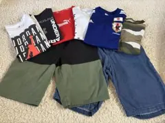 アンダーアーマーPuma NIKE他男児140夏服セット（Tシャツ６短パン２枚）