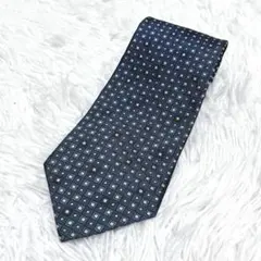 ☆【極美品】 VALENTINO 小紋柄 ネクタイ ネイビー シンプル 綺麗め 