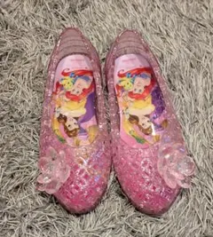 ディズニープリンセス ピンクサンダル