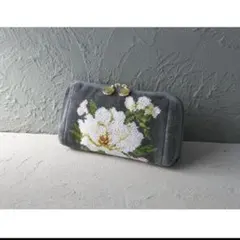 新品 FEILER 花柄 長財布 ネイビー - メルカリ