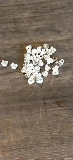 925シルバー ピアスキャッチ(バタフライ) 20ペア(40個)