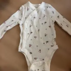 baby GAP 花柄ロンパース 3-6ヶ月 60 ブラナンベア ボディスーツ