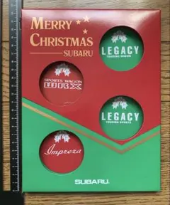 （未開封）（非売品）スバル クリスマス コースター 4枚セットのサムネイル