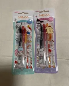 サラサクリップ サンリオキャラクターズジェルボールペンZEEBRA2種セット