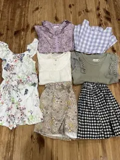 おまとめ　女の子　7点セット　100㎝〜120㎝　春夏用