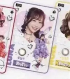 FRUITS ZIPPER クリア推しシール　仲川瑠夏