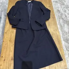セレモニー　ネイビー ジャケット スカート セット