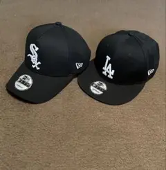New Era 9FIFTY ブラックキャップ 2点セット