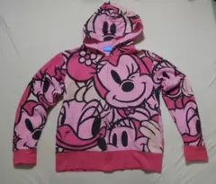 ミニーマウス(総柄) パーカー ピンク 東京ディズニーリゾート限定