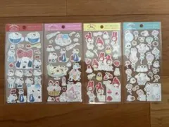 トコロコムギ×サンリオキャラクターズ　ステッカー　4枚セット