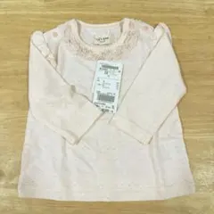 【新品未使用】kids zoo 長袖　トップス　70 ピンク　女の子　フリル