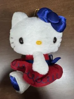 キティ　ハローキティ　マスコット　ぬいぐるみ　リンツ　青リボンのサムネイル