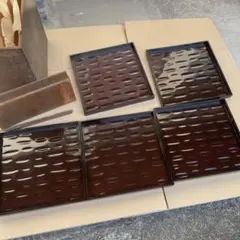 黒真塗　茶道具？　お盆　共箱　裏千家四代目千宗室　膳　塗師　堅地屋清兵衛のサムネイル