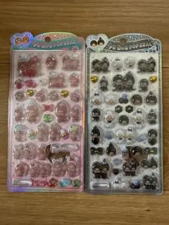 うるちゅるポップシール　モンチッチ　2枚セット