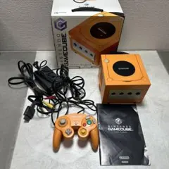 Nintendo GAME CUBE ゲームキューブ フルセット オレンジ