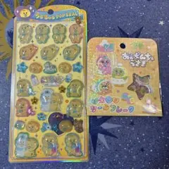 んぽちゃむ　うるちゅるPOP SEAL おぱんちゅうさぎ　おはじきシールフレーク