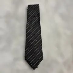 GUCCI ネクタイ ブラック ストライプ柄