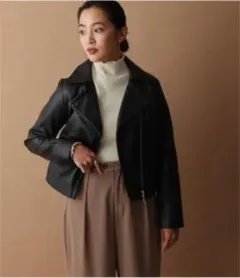 新品未使用タグ付き⭐︎フェイクレザー ライダースジャケット