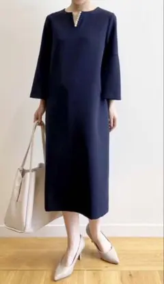 最終お値下げ23区⭐︎セレモニーワンピース⭐︎高橋志津奈コラボ⭐︎ 最終価格☆PLSTプラステ高橋志津奈さんコラボワンピース入園・入学式