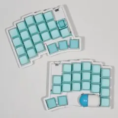 【即納】左右分割式トラックボール付きワイヤレスキーボード【roBa】