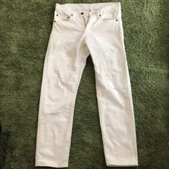 ニコアンド　ホワイトデニムパンツ