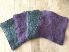 ハンドメイド　ポットマット　コースター　４枚セット　No.141