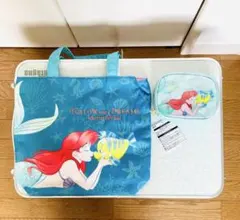 リトルマーメイド アリエル トートバッグ ハンカチ セット 未使用 リトルマーメイド アリエル トートバッグ ハンカチ セット 未使用