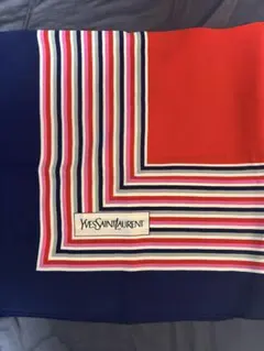 Yves Saint Laurent 幾何学模様 スカーフ 日本製 シルク100 - メルカリ