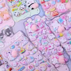 0401 おしりシール ぷにぷに マシュマロシール ぷくぷく 立体 3D ⑩