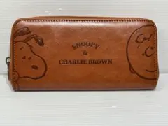 【SNOOPY】スヌーピー　長財布　ウォレットロング未使用ブラウン 匿名配送無料