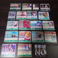 ワンピースカードゲーム師弟の絆　緑セット op12