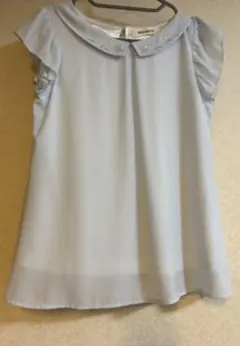 MISCH MASCH ライトブルー ノースリーブブラウス