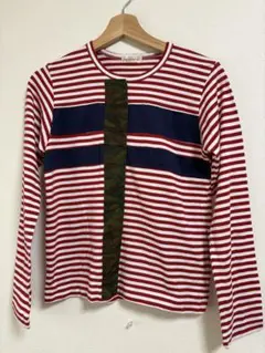 【美品】COMME des GARÇONS ボーダー 長袖 カットソーのサムネイル