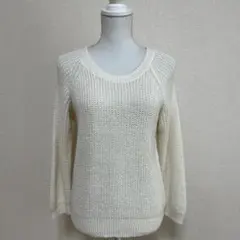 マーガレットハウエル MHL. 麻混ニット トップスⅡ日本製 美品 春夏